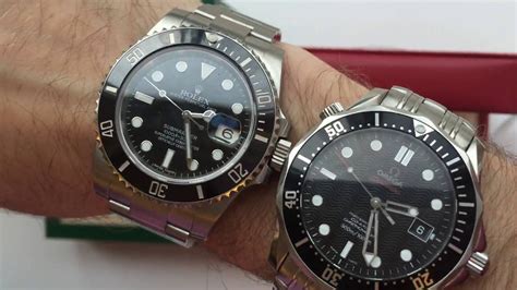 omega seamaster coaxial vs rolex submariner